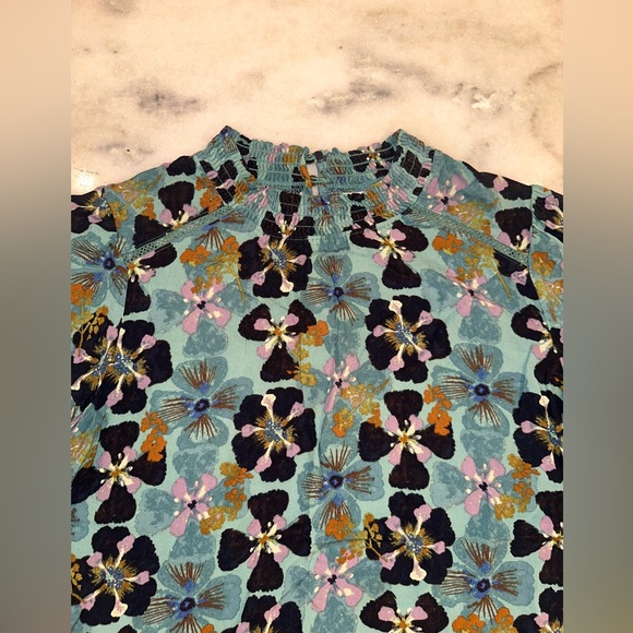 Know Rose Size Small Oversized Floral Print Women's Top - Picture 5 of 9